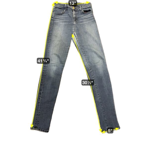 J. Brand Women's Maria Jeans Stretch Denim Blue Dark Wash Size 27 - Picture 2 of 16